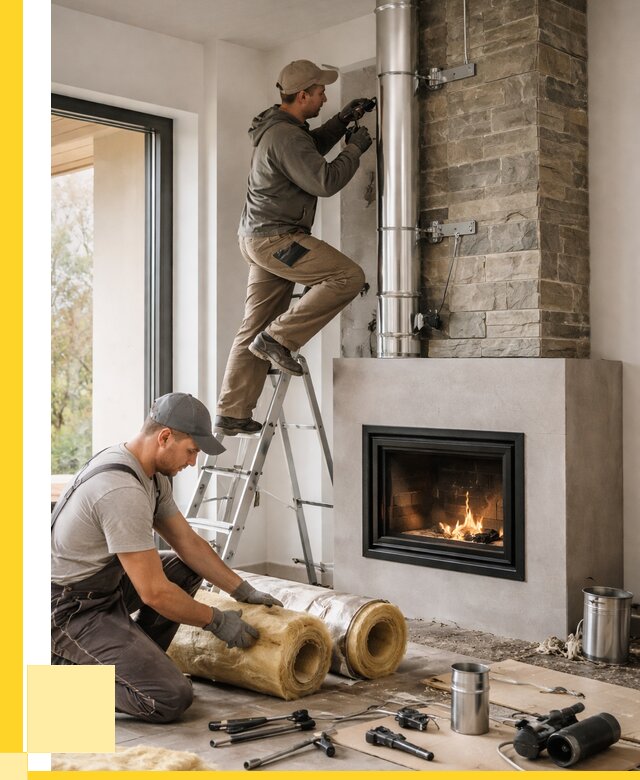 Монтаж дымоходов для каминов в Кандалакше от 15155 р. ЭриданКнд