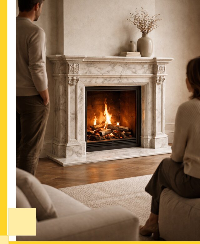 Мраморные камины под ключ в Кандалакше от 252575 р. | ЭриданКнд