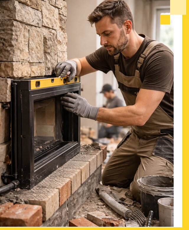 Дровяные камины под ключ в Кандалакше: монтаж, обустройство