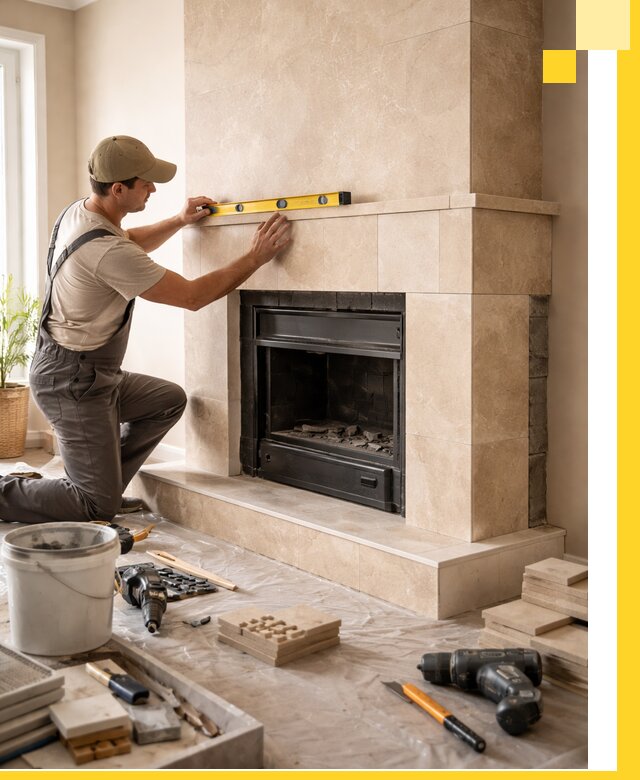 Установка и монтаж каминов в частном доме под ключ в Кандалакше