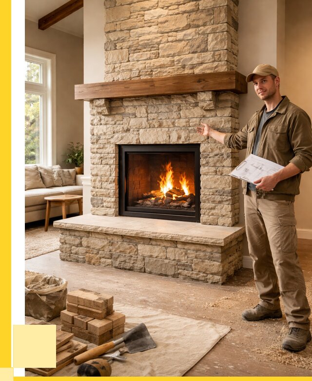 Камины под ключ в Кандалакше от 181854 р. | ЭриданКнд — установка