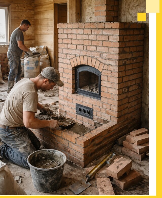 Профессиональное строительство печей в Кандалакше под ключ