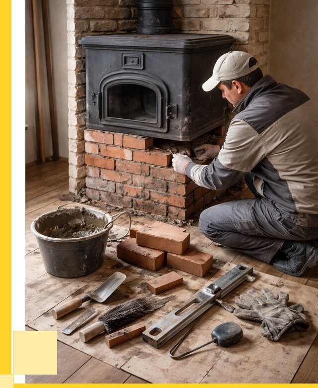 Ремонт печей в Кандалакше от 12124 р., услуги печника ЭриданКнд