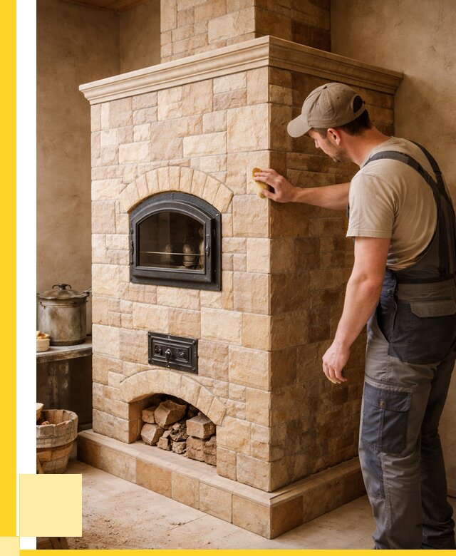 Облицовка печей в Кандалакше от 4546 р. под ключ | ЭриданКнд