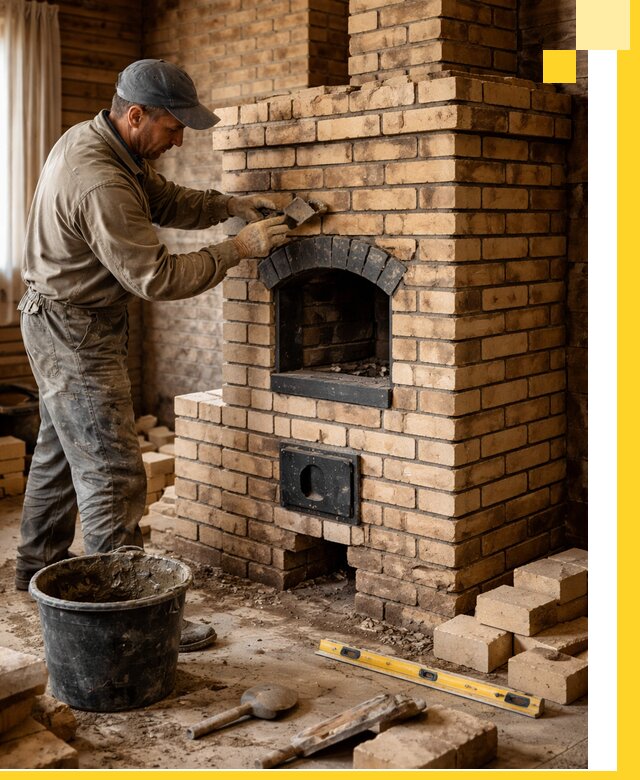 Кирпичные печи под ключ в Кандалакше: проектирование и кладка