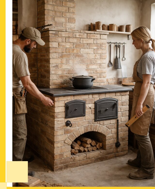 Варочно отопительные печи в Кандалакше от 90927 р. | ЭриданКнд