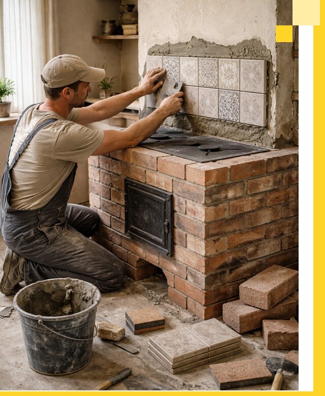 Печи с плитой на заказ монтаж гарантия и сервис в Кандалакше