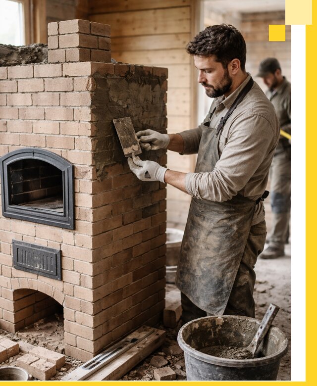 Изготовление и установка печей-шведок под ключ в Кандалакше