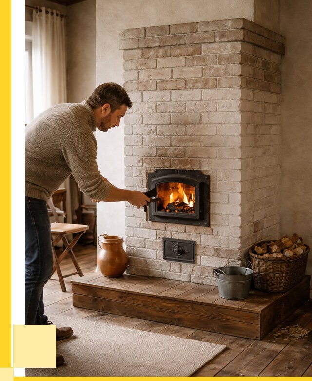 Печь голландка из кирпича в Кандалакше от 85876 р. | ЭриданКнд