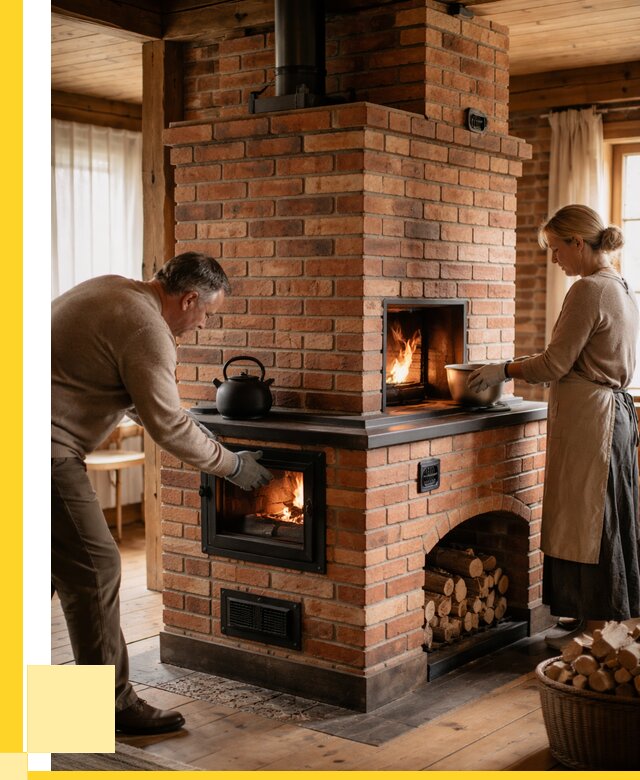 Печи для загородного дома под ключ в Кандалакше от 80824 р. | ЭриданКнд