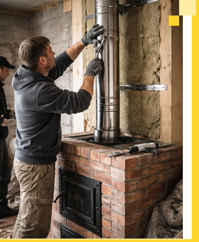 Изготовление и монтаж печей и дымоходов под ключ в Кандалакше