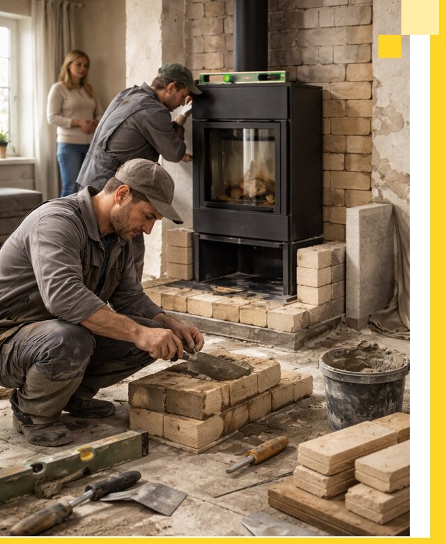 Печи и камины под ключ: проект, установка в Кандалакше