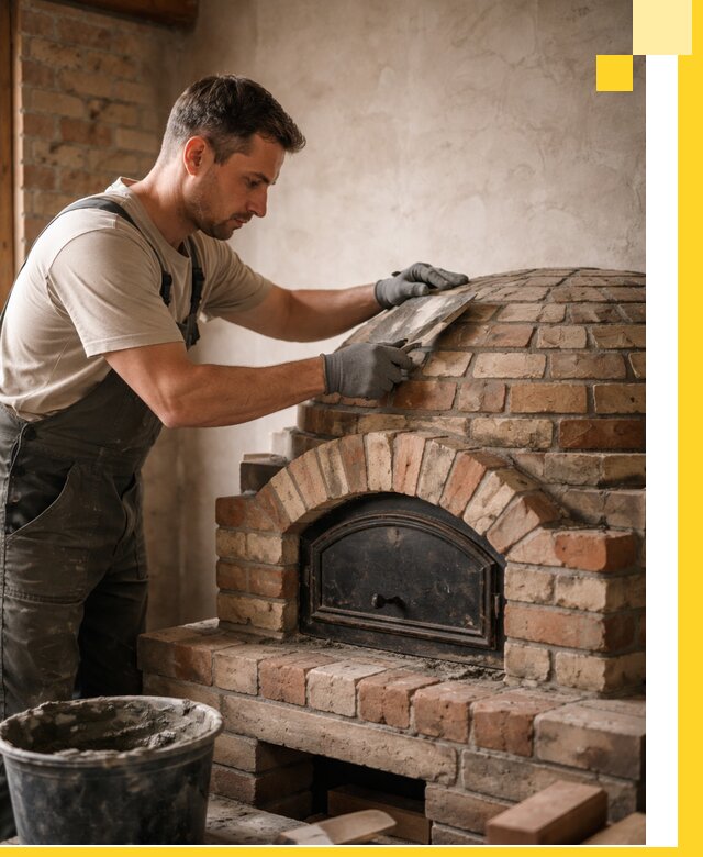 Изготовление и монтаж помпейских печей на заказ в Кандалакше