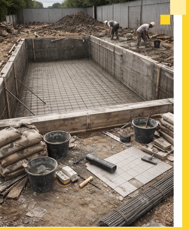 Строительство бассейнов под ключ в Кандалакше, дизайн и монтаж