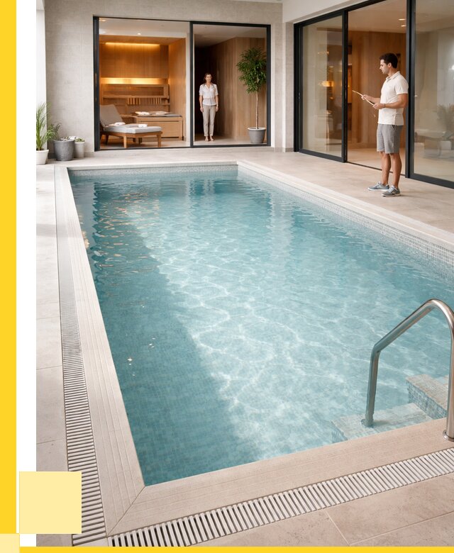 Отделка бассейна пленкой ПВХ в Кандалакше от 3536 р. - ЭриданКнд