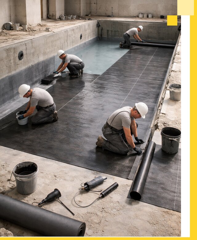 Профессиональная гидроизоляция бассейнов и чаш в Кандалакше под ключ