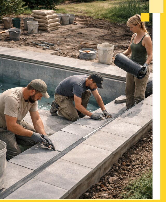 Строительство и монтаж уличных бассейнов под ключ в Кандалакше