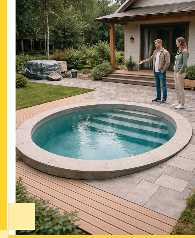 Бассейн на даче под ключ в Кандалакше от 202060 р., ЭриданКнд