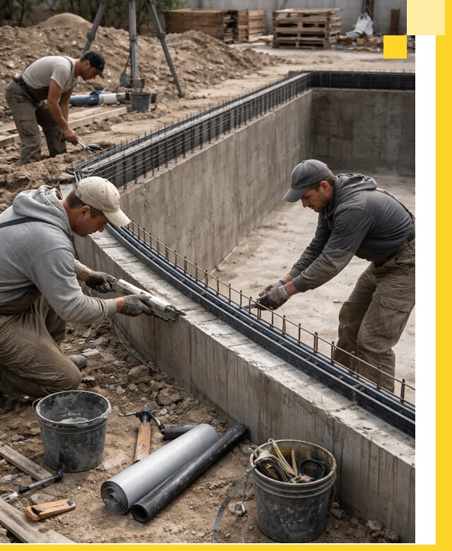 Качественный монтаж чаши бассейна в Кандалакше под ключ с гарантией