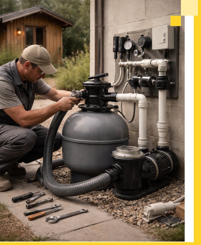 Продажа и монтаж фильтров и насосов для бассейнов в Кандалакше