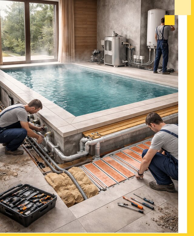 Проектирование и строительство тёплых бассейнов в Кандалакше