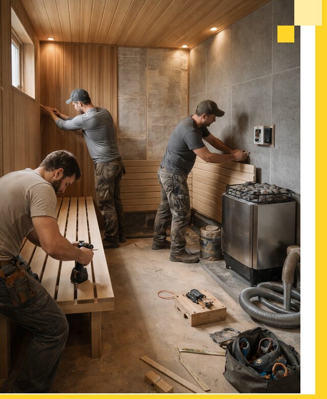Сауны под ключ в Кандалакше, проектирование, строительство, отделка