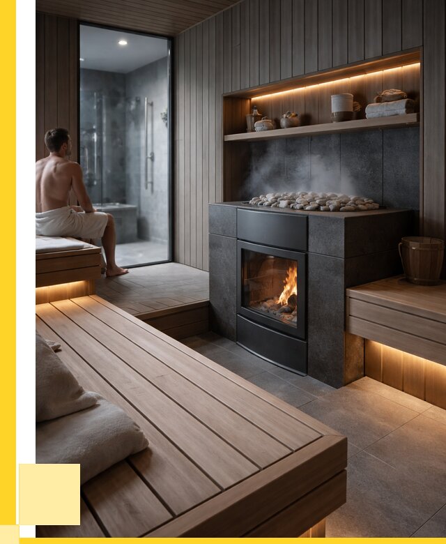 Проект сауны в частном доме в Кандалакше от 35361 р. | ЭриданКнд