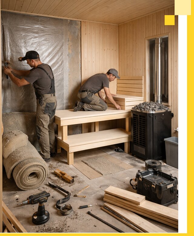 Проекты саун под ключ в Кандалакше дизайн и строительство