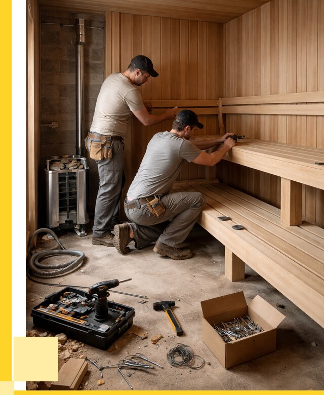 Монтаж саун под ключ в Кандалакше от 121236 р. | ЭриданКнд