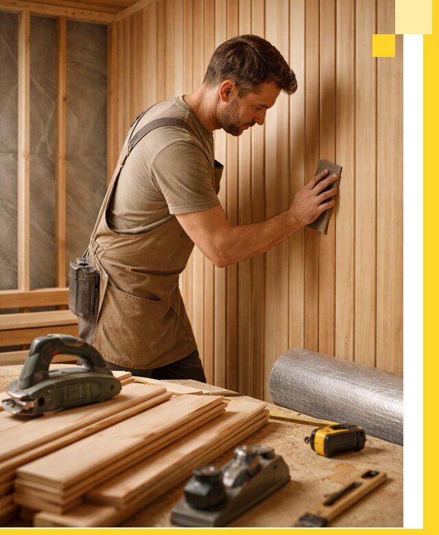 Профессиональная отделка саун и парных под ключ в Кандалакше