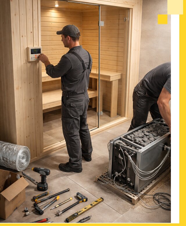 Поставка, установка и монтаж электрических саун в Кандалакше