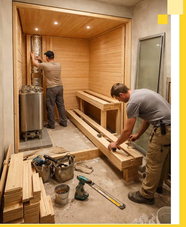 Проектирование и установка домашних саун под ключ в Кандалакше