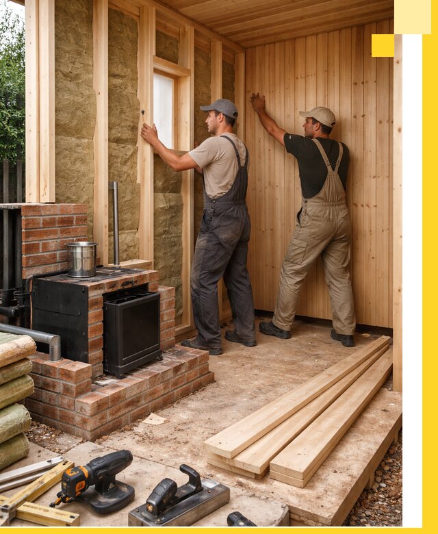 Строительство и установка дачных саун под ключ в Кандалакше