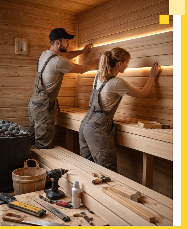 Дизайн саун и бань под ключ с индивидуальным проектом в Кандалакше