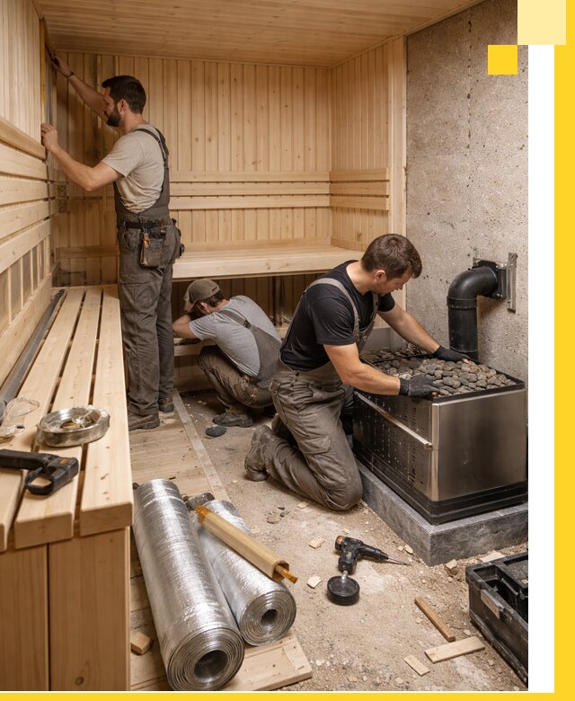 Индивидуальные сауны на заказ в Кандалакше под ключ, проект и монтаж