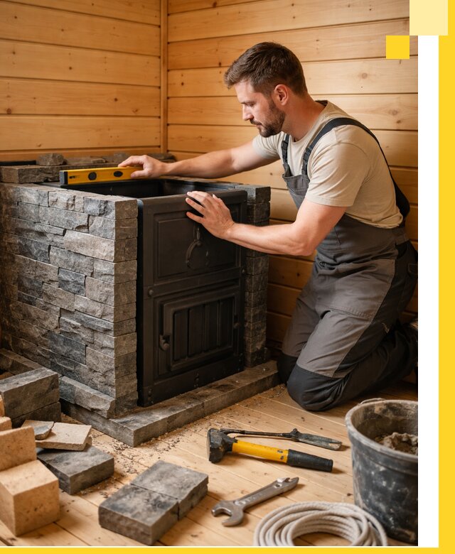 Производство и установка печей для саун под ключ в Кандалакше