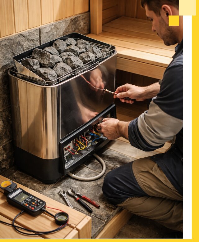 Продажа и установка электрокаменок для саун в Кандалакше