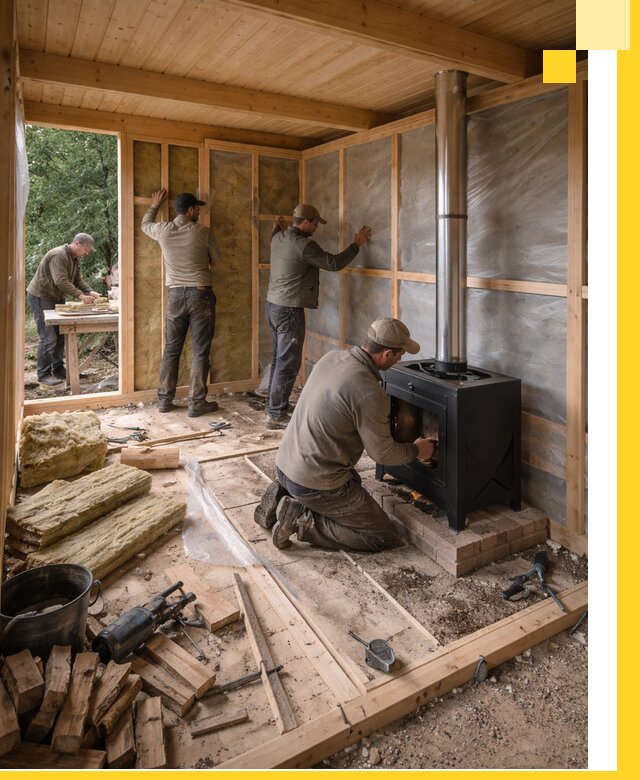 Профессиональный монтаж бань под ключ в Кандалакше для дома