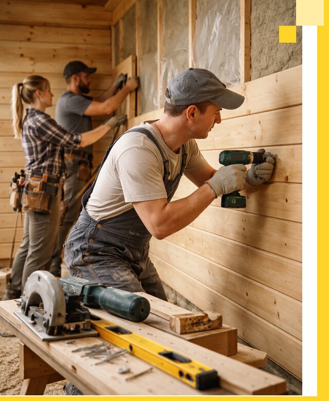 Обшивка бань под ключ в Кандалакше: отделка стен и потолков