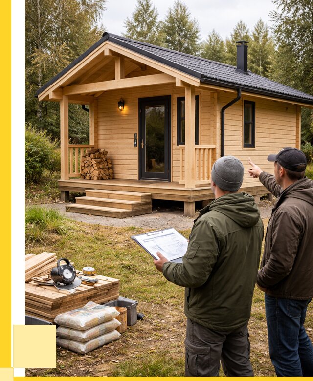 Каркасные бани под ключ в Кандалакше от 303090 р. | ЭриданКнд