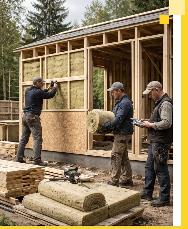 Проектирование и строительство каркасных бань в Кандалакше под ключ