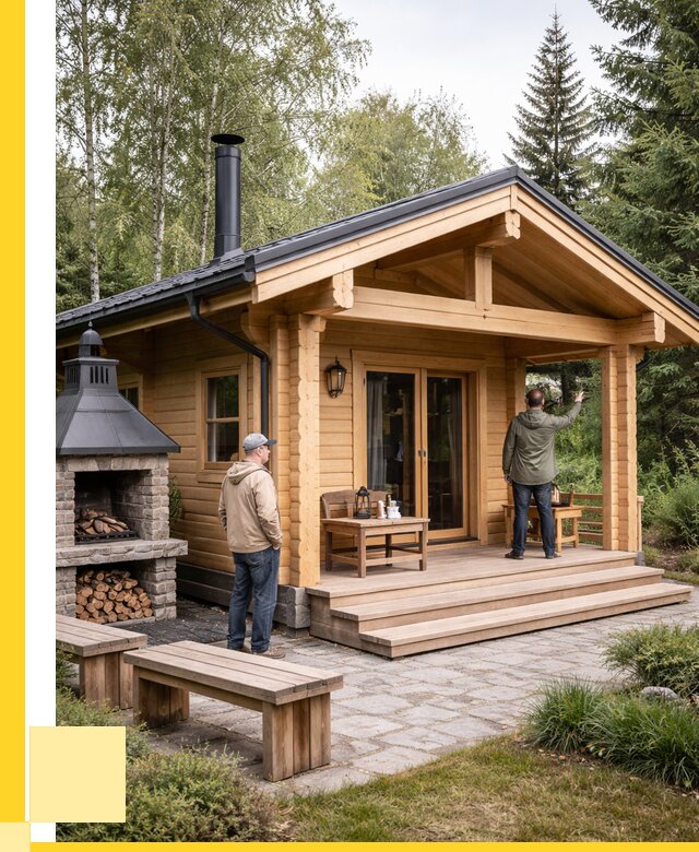 Деревянные бани под ключ в Кандалакше от 454635 р. | ЭриданКнд