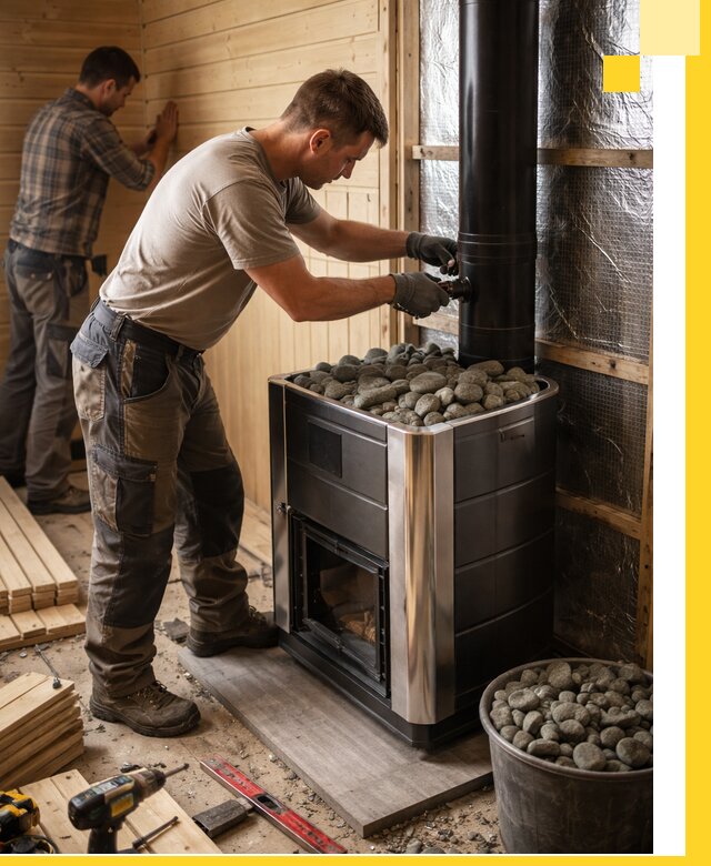 Проектирование и строительство парилок для бани в Кандалакше под ключ