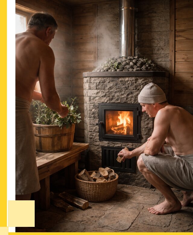 Банные печи под ключ в Кандалакше от 45464 р. | ЭриданКнд кирпичная