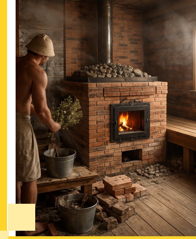Кирпичные банные печи в Кандалакше от 90927 р. | ЭриданКнд