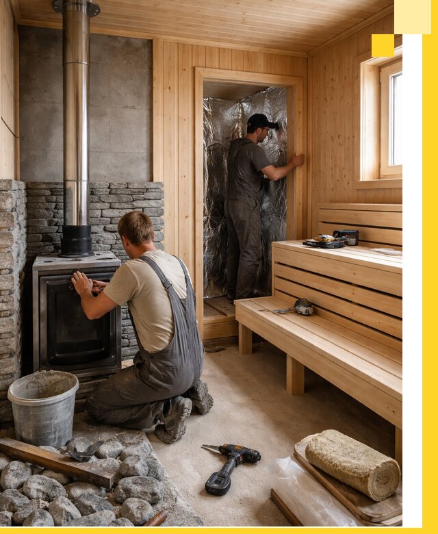 Строительство и изготовление бань под ключ в Кандалакше