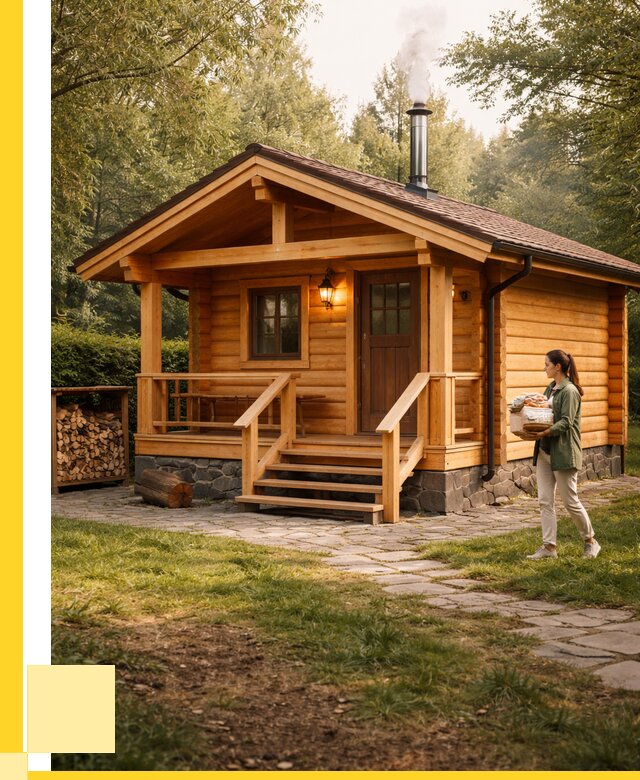 Купить баню под ключ в Кандалакше от 656695 р. | ЭриданКнд