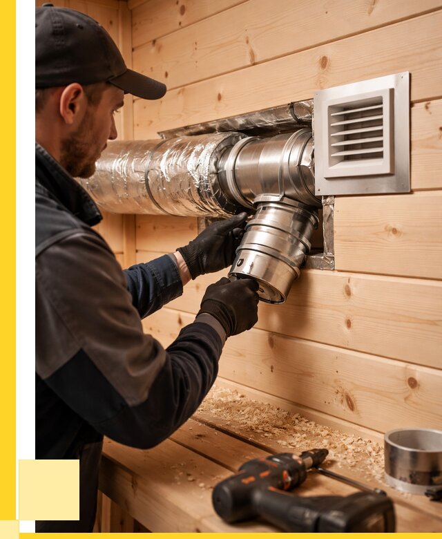 Монтаж вентиляции бани в Кандалакше от 12124 р. | ЭриданКнд