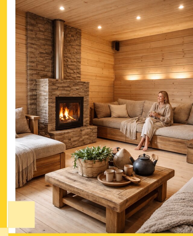 Проект бани с комнатой отдыха в Кандалакше от 35361 р. | ЭриданКнд