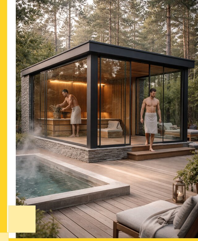 Стеклянные бани и двери в Кандалакше от 454635 р. | ЭриданКнд